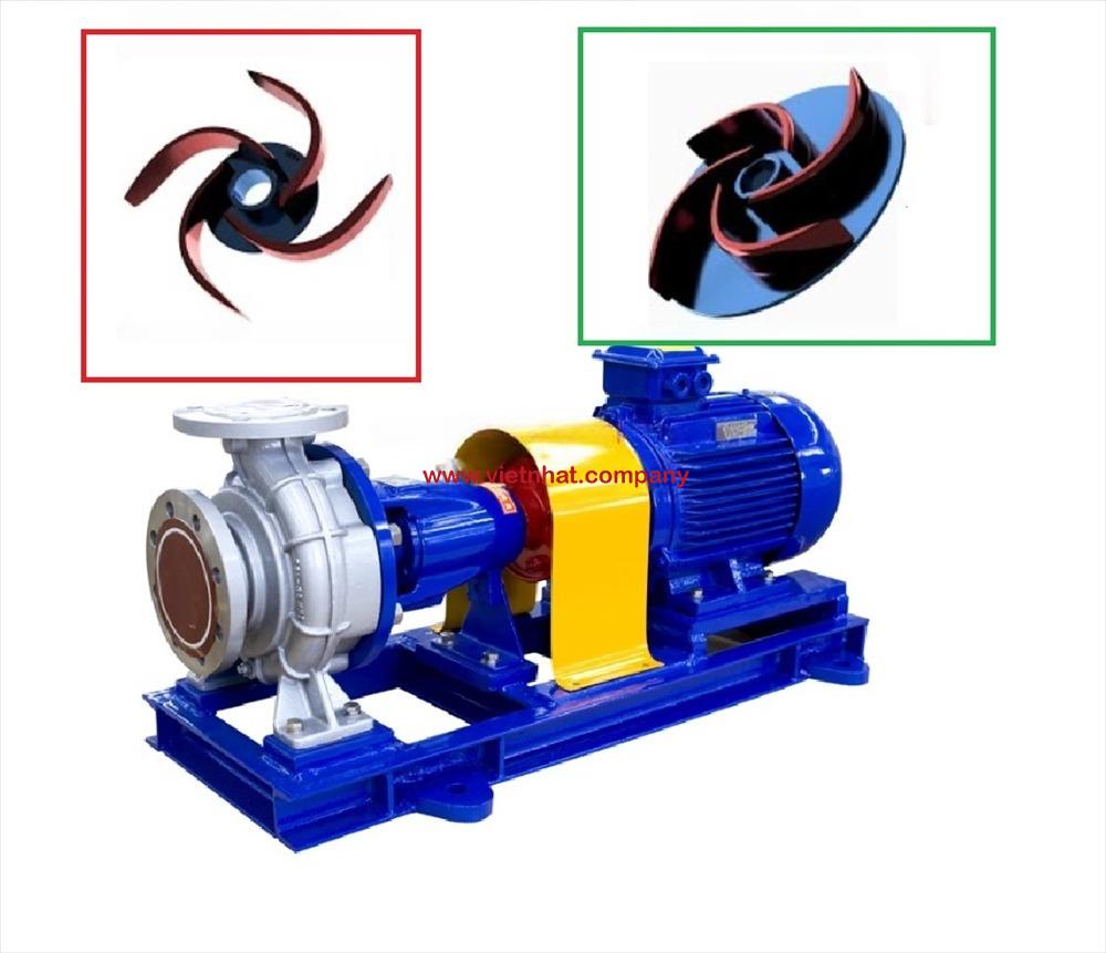 Máy bơm cánh hở vỏ inox 304 mã IHK100-65-250