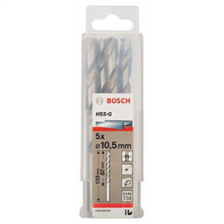 Bán Bộ mũi khoan sắt 5 mũi HSS-G Bocsh 2608595078 10.5mm